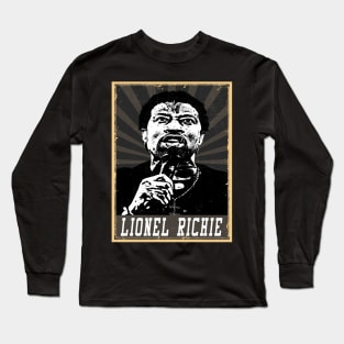 80s Style Lionel Richie Long Sleeve T-Shirt